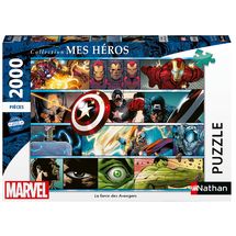 Puzzle La force des Avengers 2000 pcs N12001547 Nathan 1