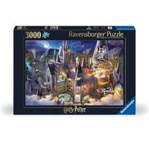 Puzzle Vue sur le château Poudlard 3000 Pcs RAV17561 Ravensburger 1