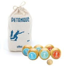 Jeu de pétanque en bois Rétro V4062G Vilac 1