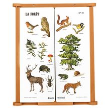 Tableau triptyque La Forêt JJ4671 Jeujura 1
