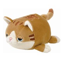 Peluche Mugi le bébé chat brun 11 cm NE-48927-36 Nemu Nemu 1