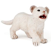 Figurine lionceau blanc PA-50076 Papo 1