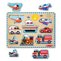 Puzzle sonore véhicules MD50206 Melissa & Doug 1
