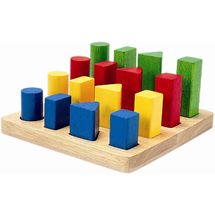 Plateau de 4 formes géométriques PT5125 Plan Toys 1