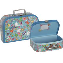 Set de 2 valisettes Peace and Love GK51444 Goki 1