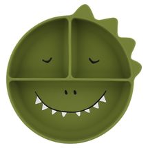 Assiette à compartiments en silicone Mr Dino TX-96-439 Trixie 1