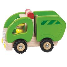 Camion poubelle en bois GK55964 Goki 1