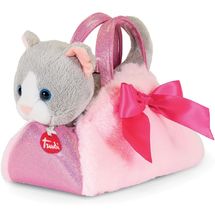Chat en peluche dans son sac TRU-56081 Trudi 1
