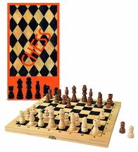 Jeu d'échecs en bois EG570134 Egmont Toys 1