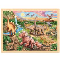 Puzzle La vallée des dinosaures GK57348 Goki 1