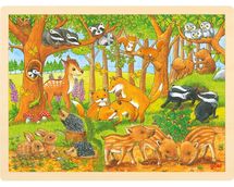 Puzzle bébés animaux de la forêt GK57734 Goki 1