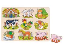 Puzzle sonore animaux de la ferme GK57895 Goki 1