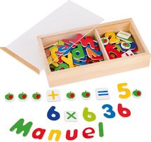 Aimants alphabet et chiffres GK58955 Goki 1