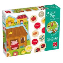 Mémo et Loto des 3 Petits Cochons GO59455 Goula 1