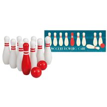 Jeu de bowling en bois EG600010 Egmont Toys 1
