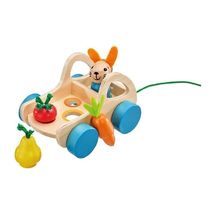 Verdurino véhicule en bois à tirer SE62934 Selecta 1