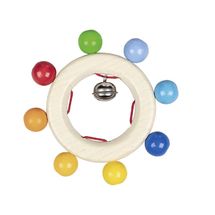 Hochet en bois arc-en-ciel GK65321 Goki 1