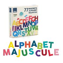 Magnets alphabet majuscule 77 pcs V6705 Vilac 1