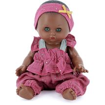 Poupée Petit Câlin métisse 28 cm Lya PE672846 Petitcollin 1