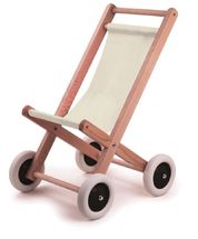 Buggy en bois et tissu naturel EG700157 Egmont Toys 1