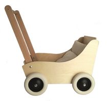 Landau en hêtre avec tissu naturel EG700208 Egmont Toys 1