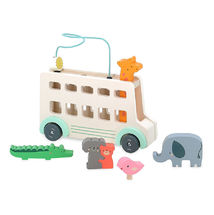 Jeu d’éveil en bois Bus’Animo V7106 Vilac 1