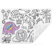Set de table à colorier - Savane UL7116 Ulysse 1
