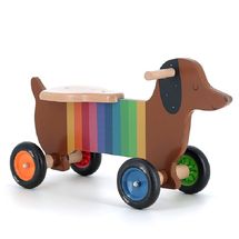 Porteur chien multicolore V7428 Vilac 1