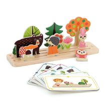 Jeu de logique en bois La forêt V7634 Vilac 1