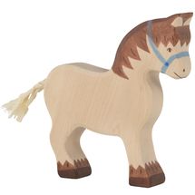 Figurine Cheval de trait HZ-80038 Holztiger 1