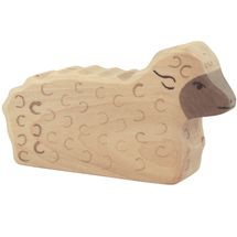 Figurine Mouton, allongé HZ-80074 Holztiger 1