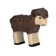 Figurine Agneau, noir HZ-80078 Holztiger 1