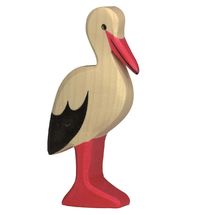 Figurine Cigogne HZ-80111 Holztiger 1