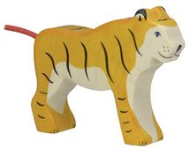 Figurine Tigre, debout HZ-80136 Holztiger 1