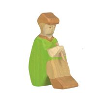 Figurine Crèche de Noël - Berger assis HZ80317 Holztiger 1