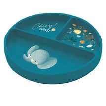 Assiette en silicone Chewy l'éléphant SJ-SI0658 Sassi Junior 1