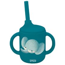 Gobelet en silicone Chewy l'éléphant SJ-SI0771 Sassi Junior 1