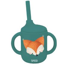 Gobelet en silicone Crunchy le renard SJ-SI1709 Sassi Junior 1