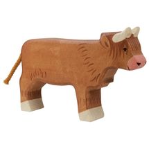 Figurine vache Higland cattle HZ-80556 Holztiger 1