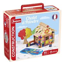 Chalet en bois à peindre 85 pcs JJ8096 Jeujura 1