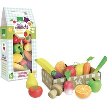 Jouets Plastique Fruit et Légume à Découper, Enfant Dinette Nourriture  Accessoire Ustensile de Cuisine, Cadeau Anniversaire Pâques