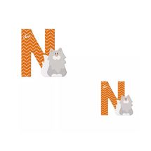 Lettre N - Chat Norvégien SE-83014 Sevi 1