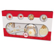 Set déco Noël blanches 3 pcs SE83099 Sevi 1