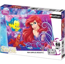 Puzzle Jolie petite sirène Ariel 60 pcs N86634 Nathan 1