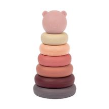 Tour à empiler en silicone rose NA876841 Nattou 1
