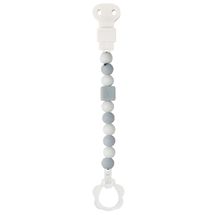 Attache tétine silicone gris blanc NA879323 Nattou 1