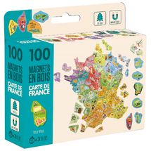 Magnets en bois Carte de France JJ8969 Jeujura 1
