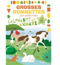 Grosses gommettes L'alphabet des animaux PI-6621 Piccolia 1