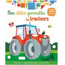 Mon atelier gommettes Les tracteurs PI-7635 Piccolia 1