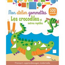 Mon atelier gommettes Les crocodiles PI-7657 Piccolia 1